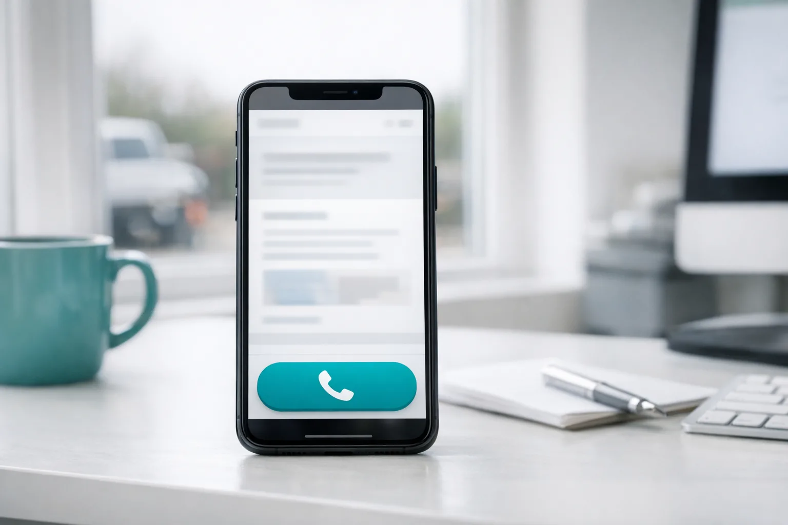 Where the call to action belongs on a service business page