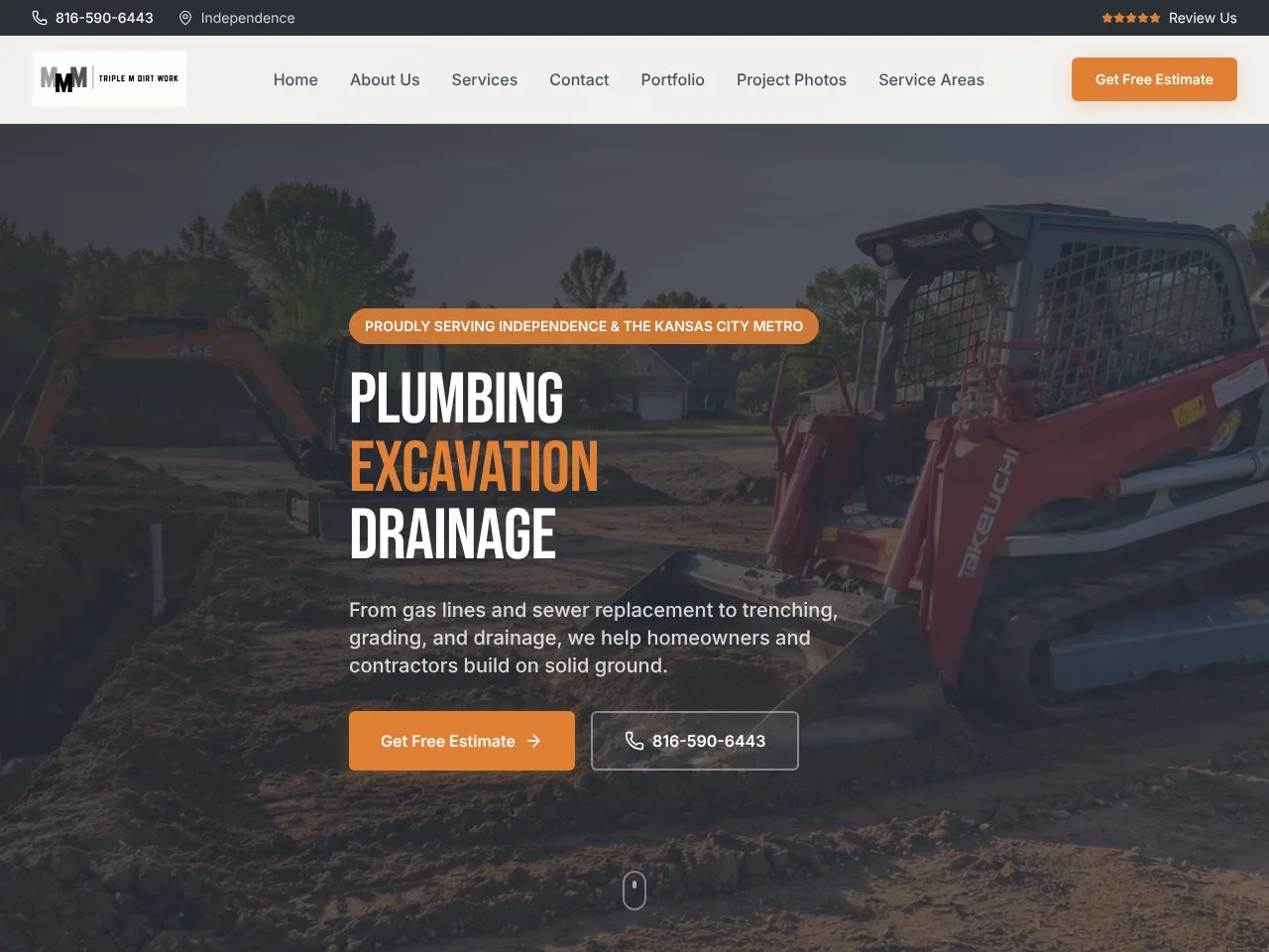 TripleMDirtwork site screenshot