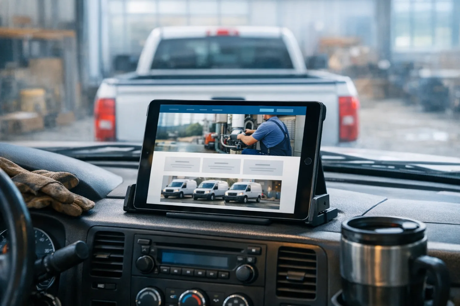 Stock Photos vs Real Crew Photos on a Service Business Website