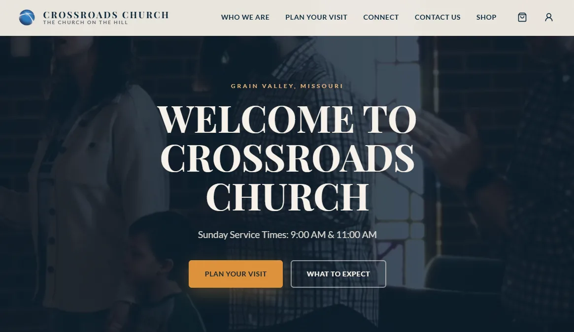 Crossroads Church: A Website Built for the First Visit